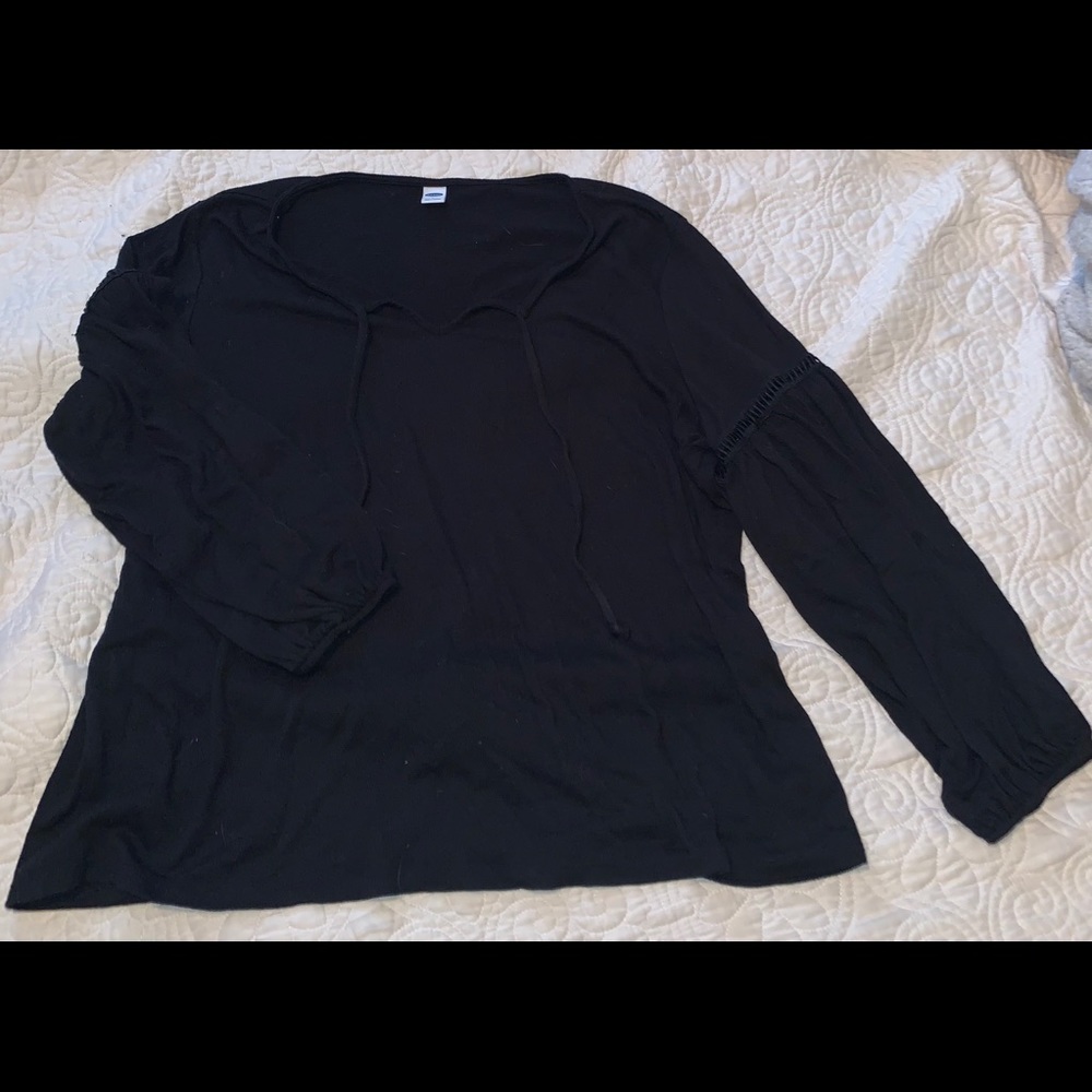 Longsleeve Black Blouse